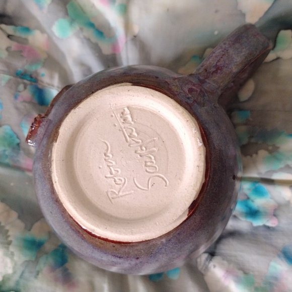 Artisan "P" Pottery Mug - Picture 3 of 5